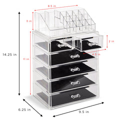 Sorbus shelf liner protects cosmetics while keeping items stable.