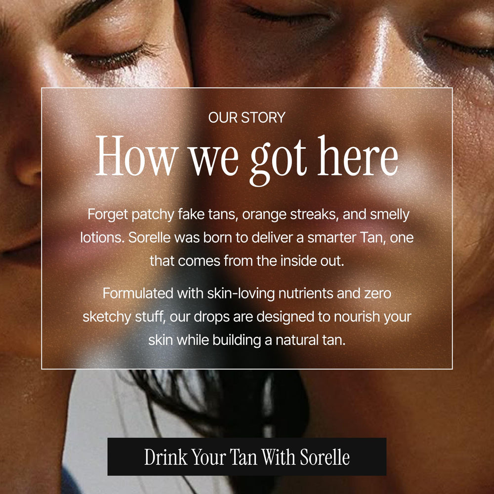 Sorelle Beauty drops hydrate skin while you tan