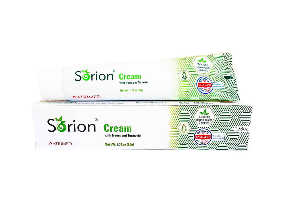 Sorion Cream coconut oil visual showing nourishing moisturization