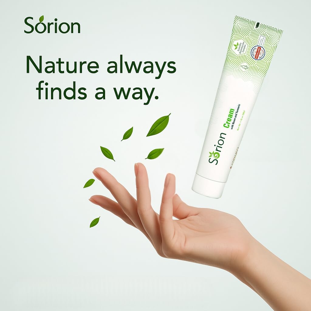 Sorion Cream packaging tube on white background for easy shopping