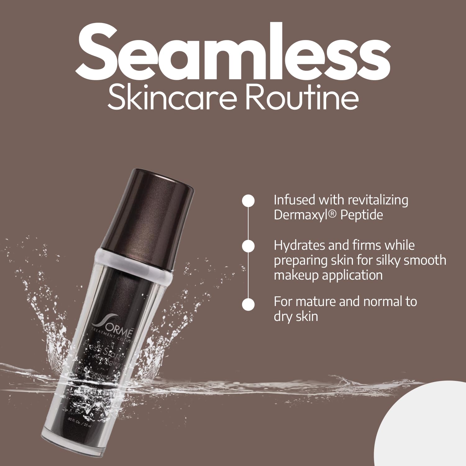 SORMÉ Fresh Start primer-application-smoothing demonstrates easy prep
