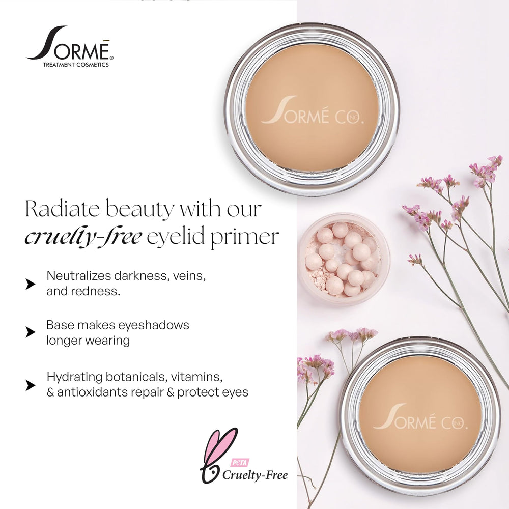 SORMÉ PRO Eyeshadow Primer cruelty-free formula for sensitive eyes