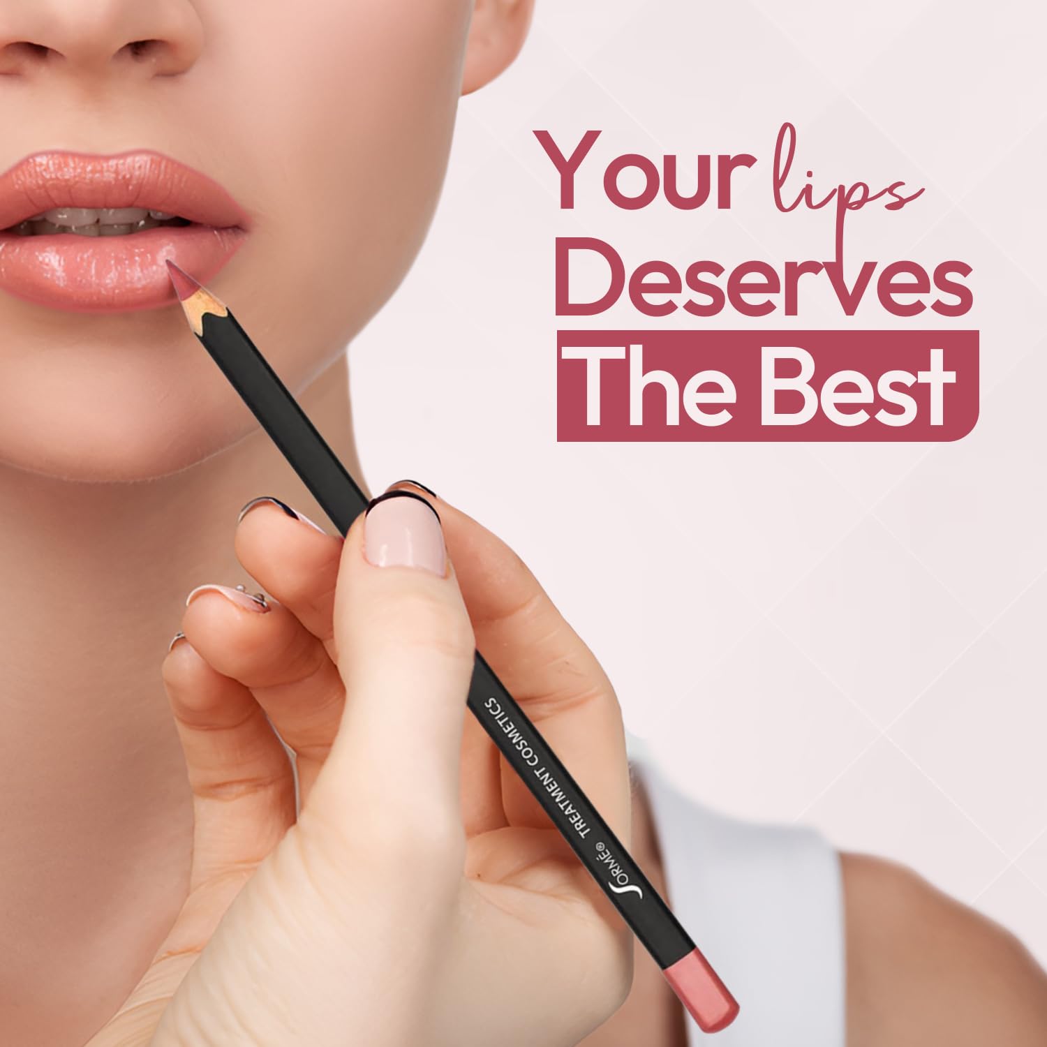 SORMÉ Smearproof Lipliner topped with gloss for a hint of shine