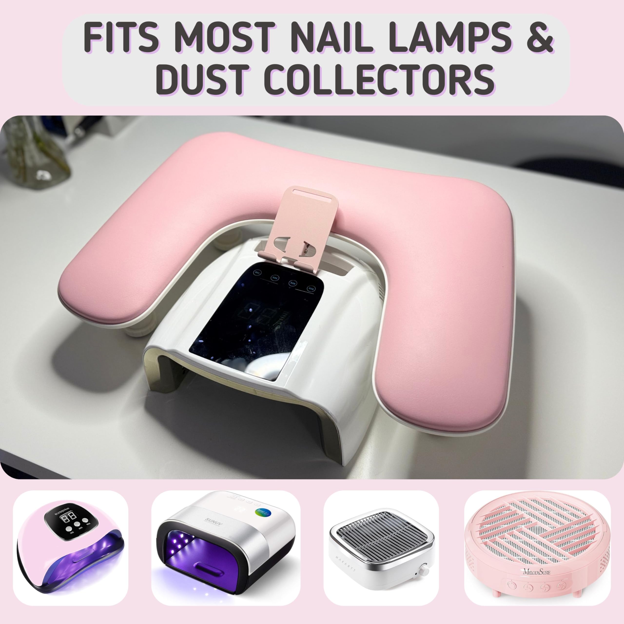 Sorreni pink waterproof PU leather arm rest resists stains and cleans easily