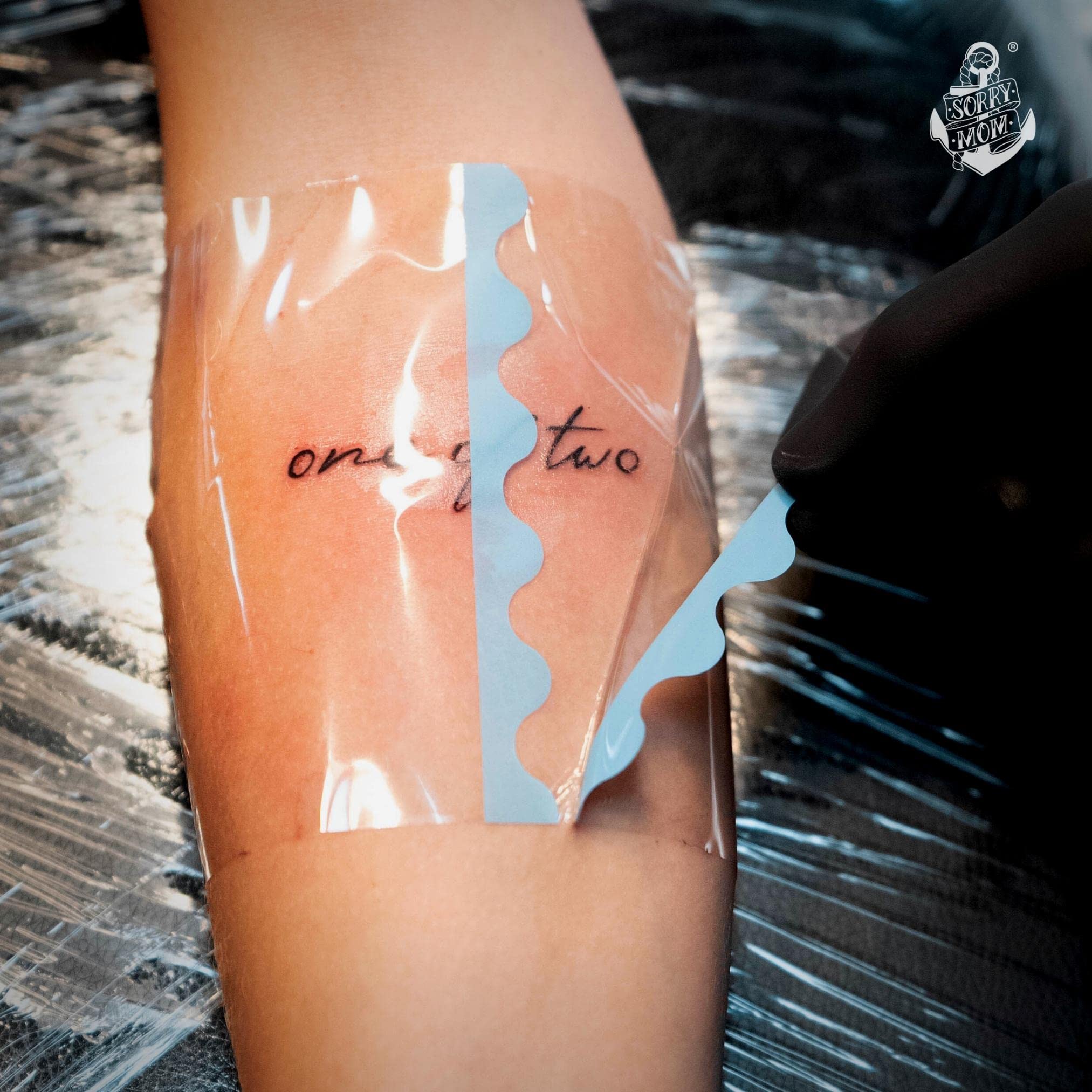 Sorry Mom large-area coverage suits bigger tattoos without frequent reapplication