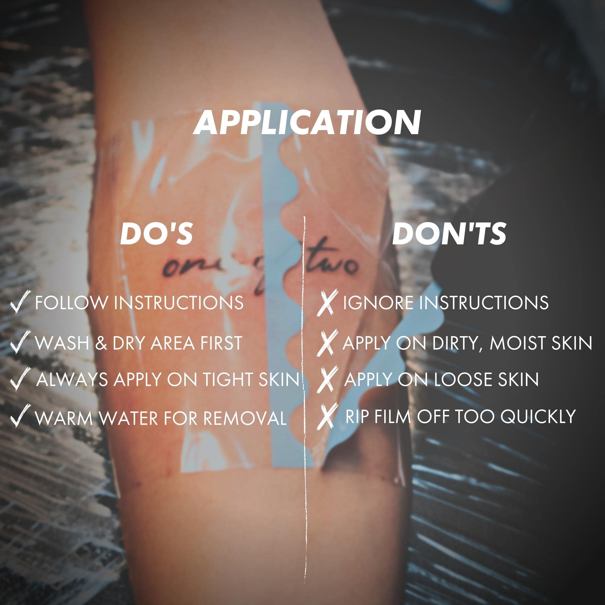 Sorry Mom tattoo bandage large-area coverage suitable for bigger tattoos