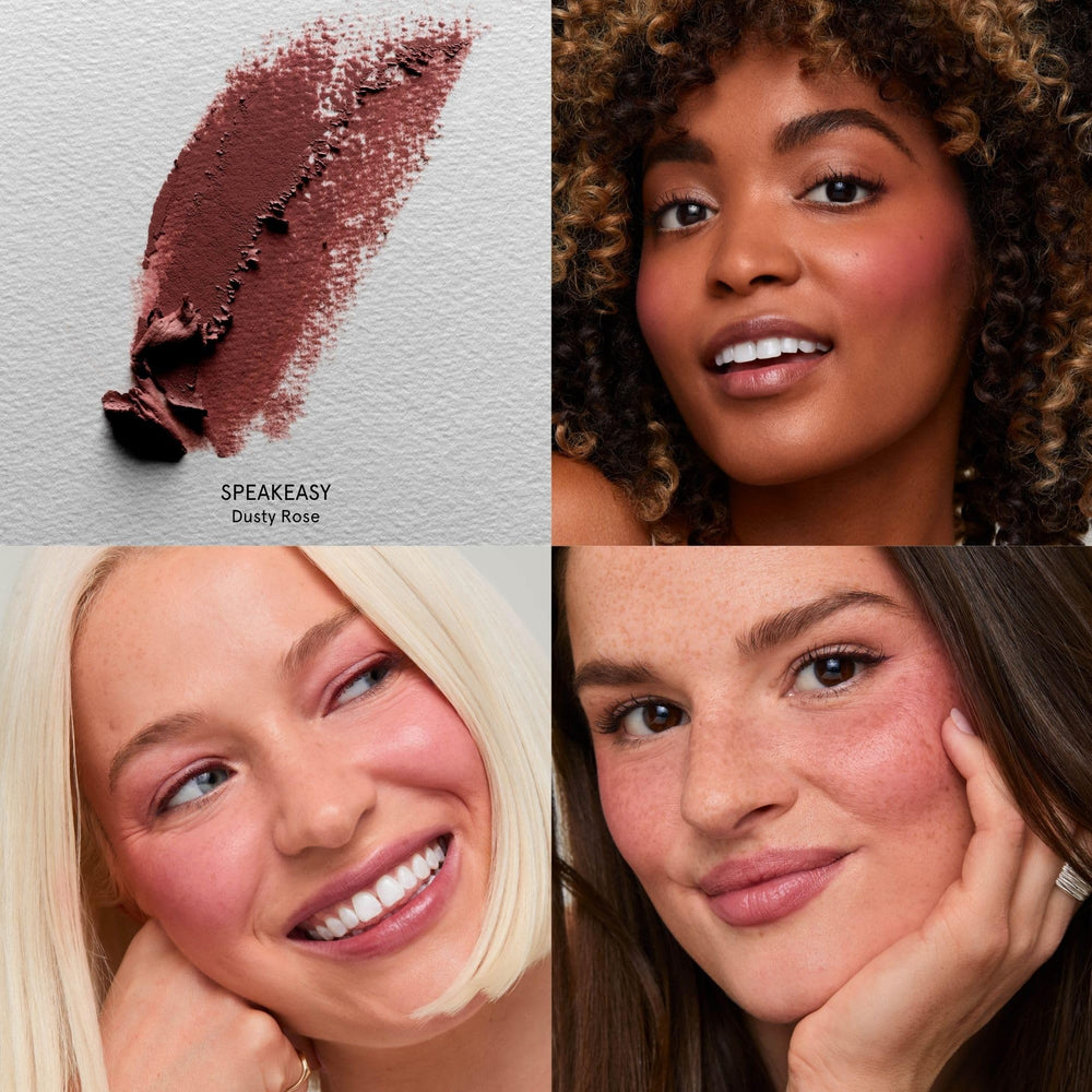 SOSHE Blurring Pillow Blush cream-to-powder texture closeup