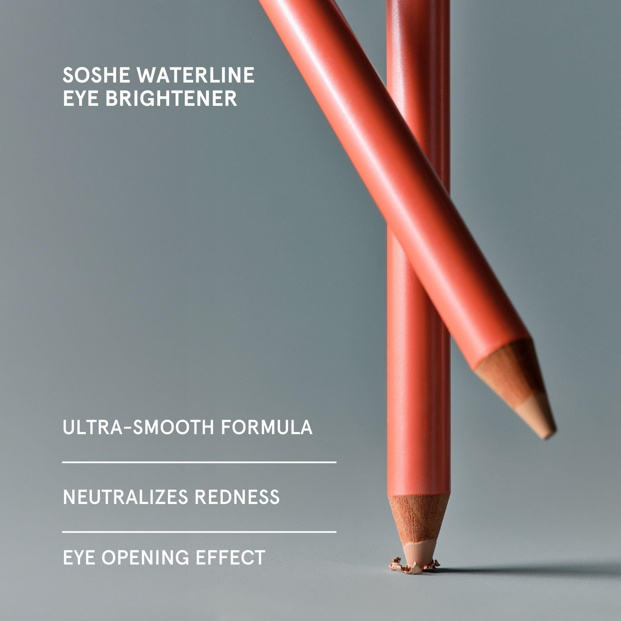 SOSHE Waterline Eye Brightener in inner corners brightens without heaviness.