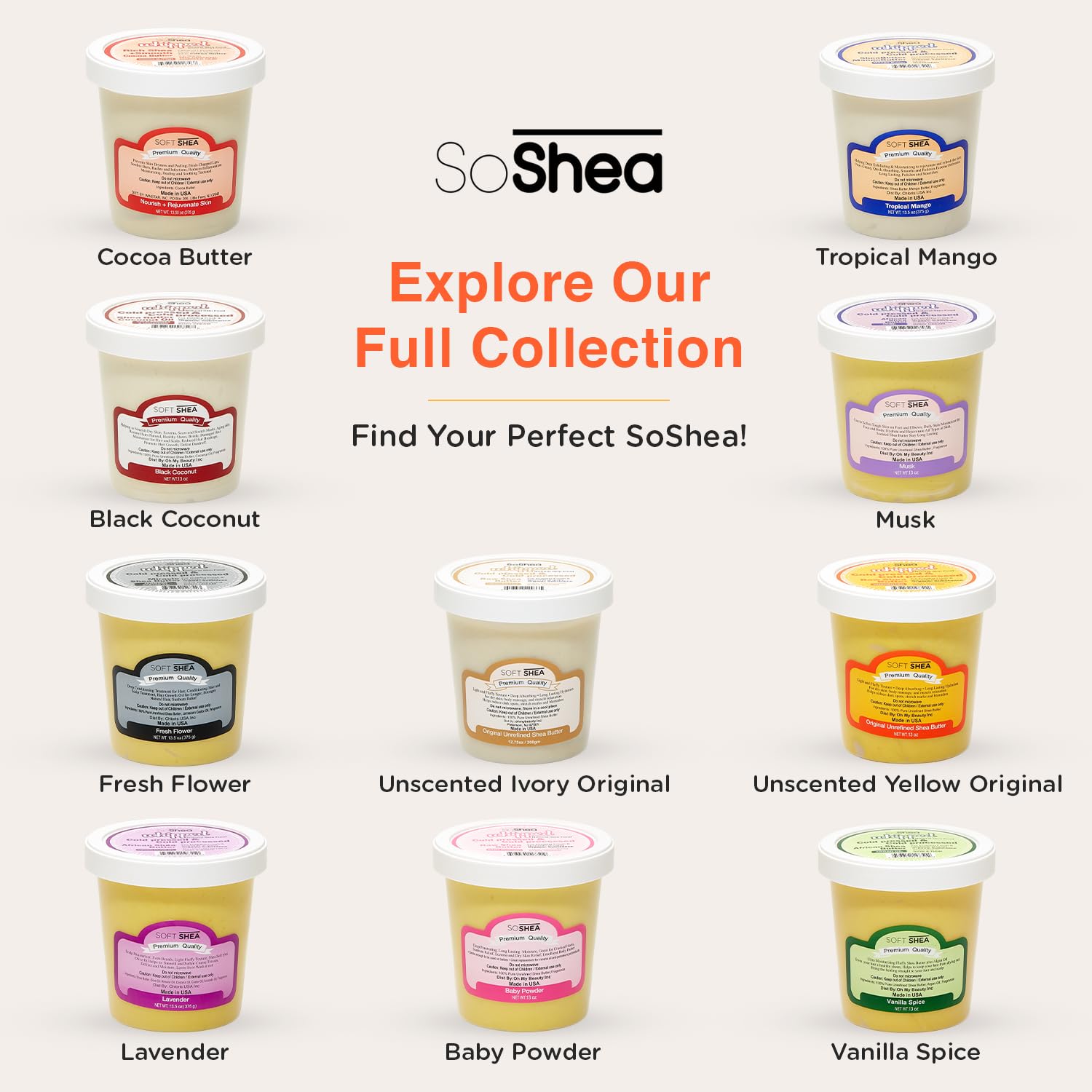 SoShea handcrafted Ghana origin highlights natural nourishment.