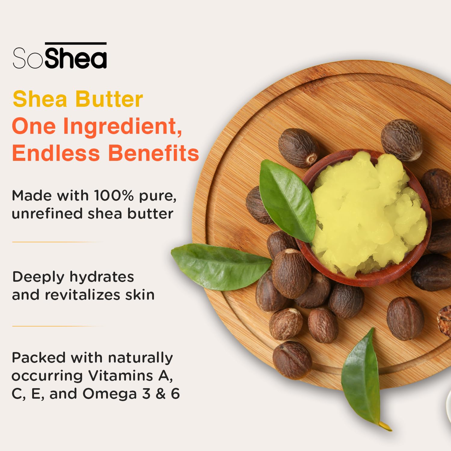 SoShea application on hair or scalp provides gentle conditioning.