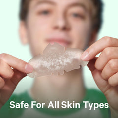 Sosky Nose Patches on the nose demonstrating targeted pore care and oil absorption.