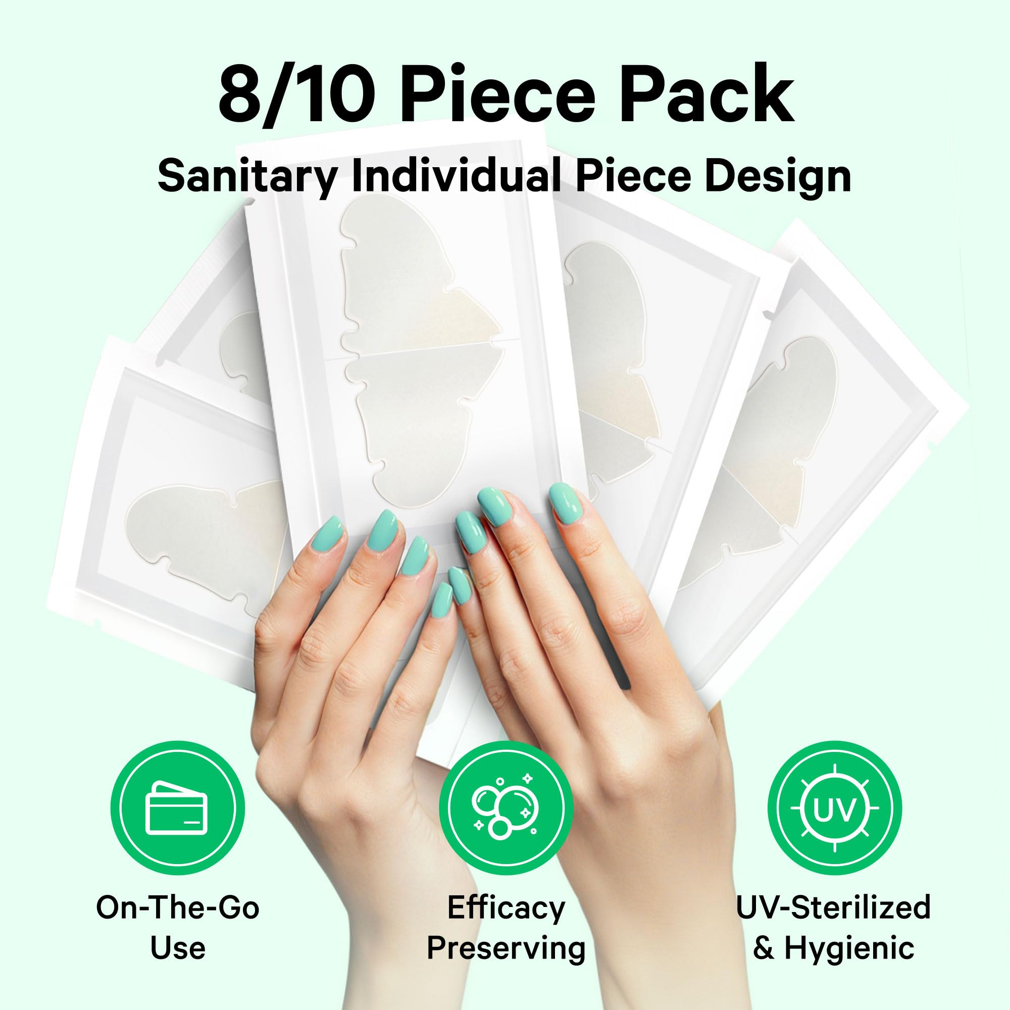 Sosky Nose Patches sanitary design with individually wrapped patches.