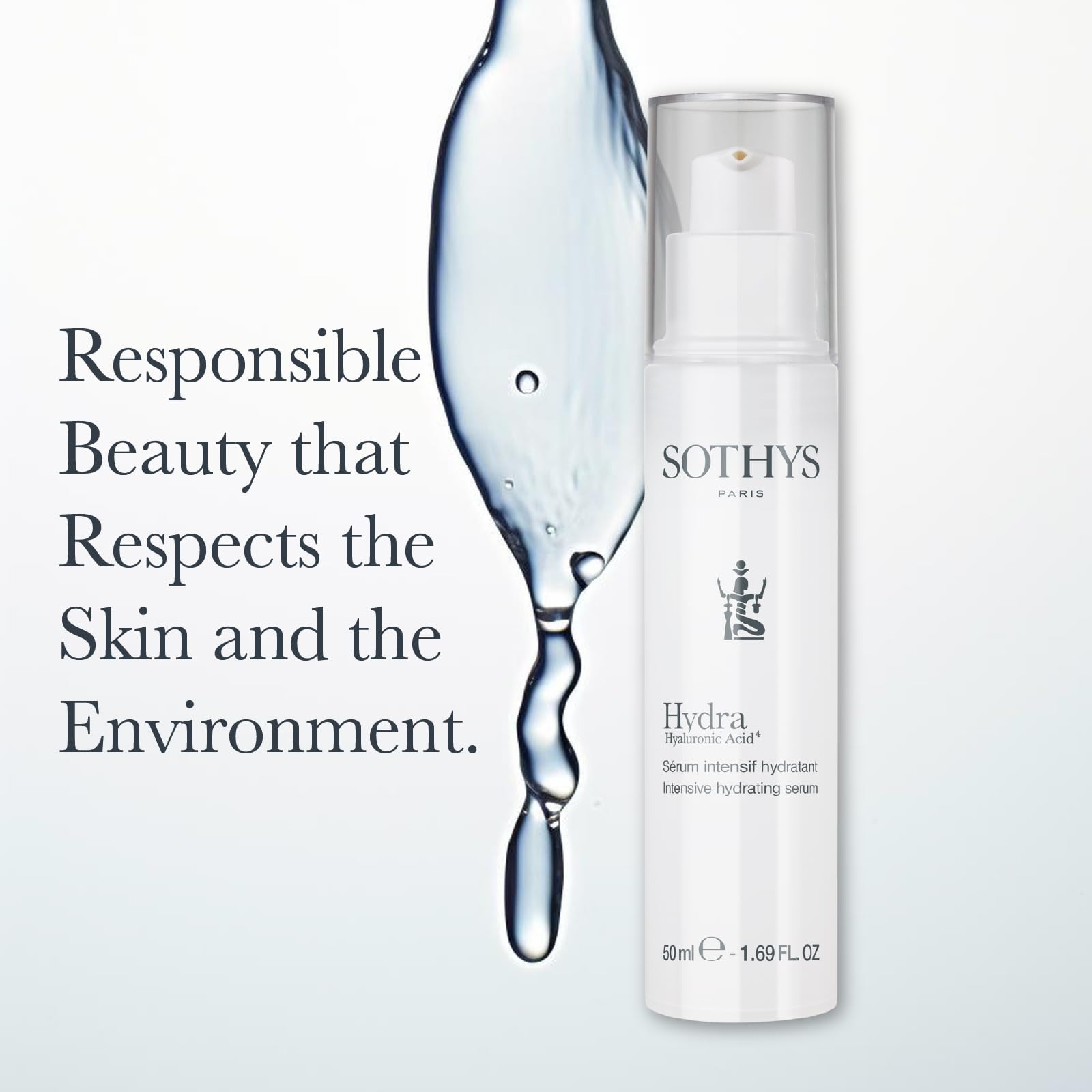 SOTHYS Hydrating Intensive Serum on skin provides a dewy, smooth finish