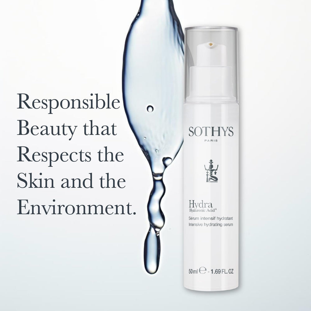 SOTHYS Hydrating Intensive Serum on skin provides a dewy, smooth finish