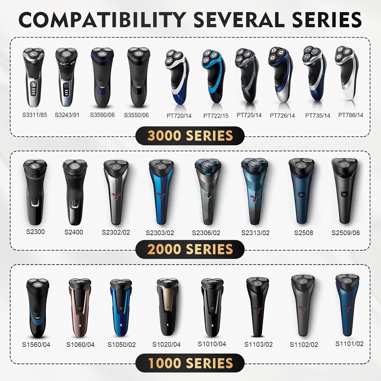 Soujcou SH30 blades skin-friendly design helps reduce irritation during daily shaving