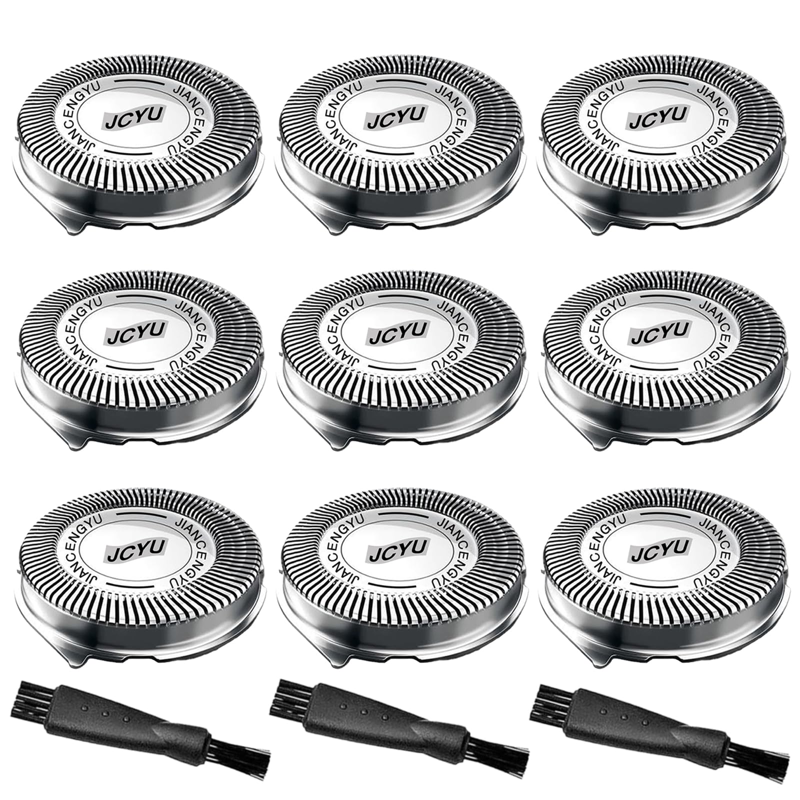 Soujcou SH30 heads show broad compatibility with Philips Norelco Series 3000 and 2000 for smooth shaving