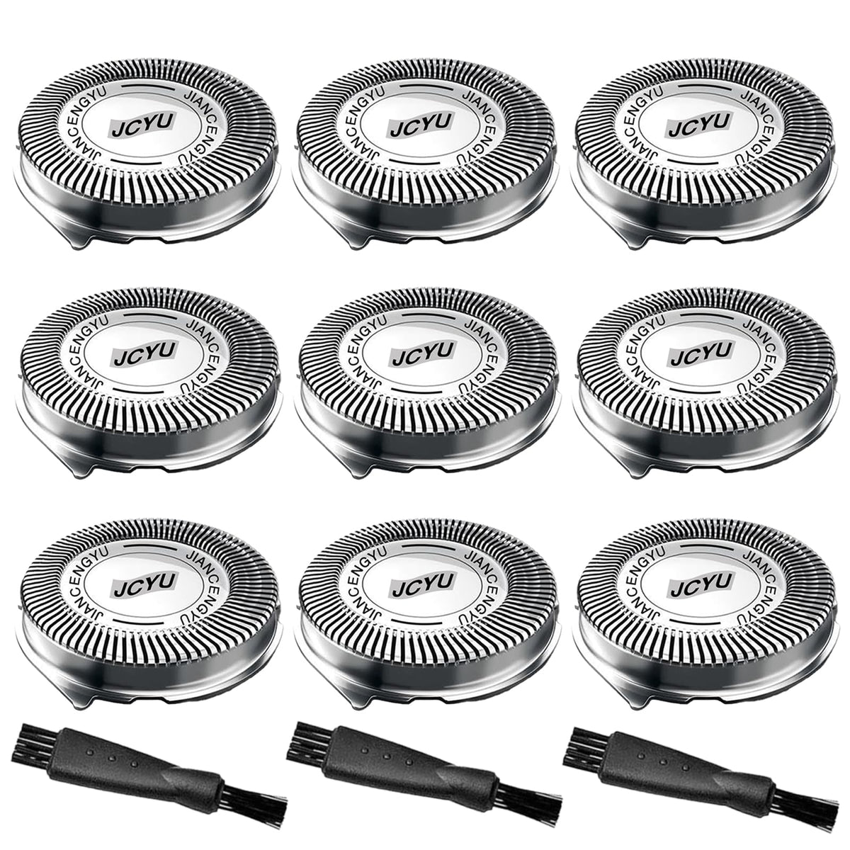 Soujcou SH30 heads show broad compatibility with Philips Norelco Series 3000 and 2000 for smooth shaving