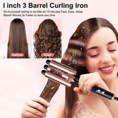 SOUKENGEN conical wand 0.35-0.75 inch provides tapered curls from tight to soft.