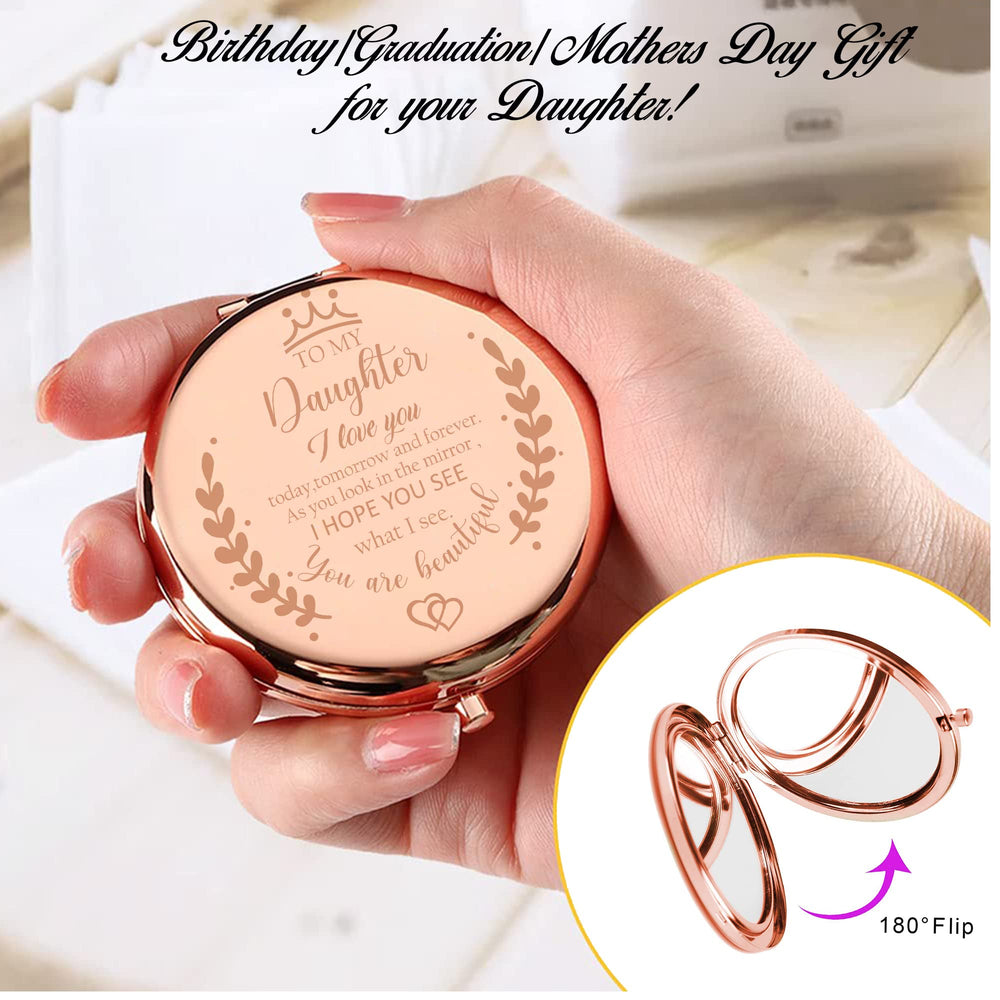 Soulpetals compact mirror in hand shows portable beauty companion
