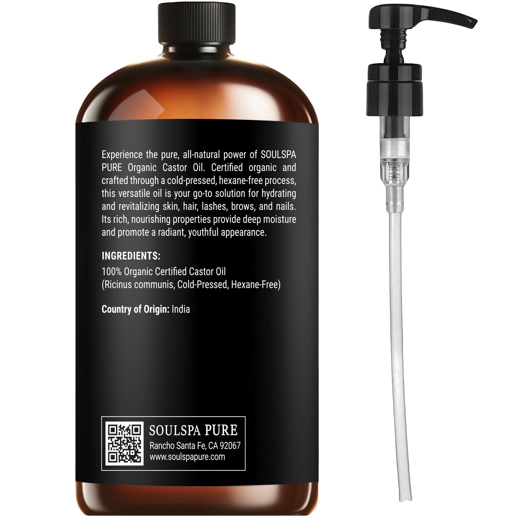 SoulSpa Pure glass packaging preserves purity and freshness.