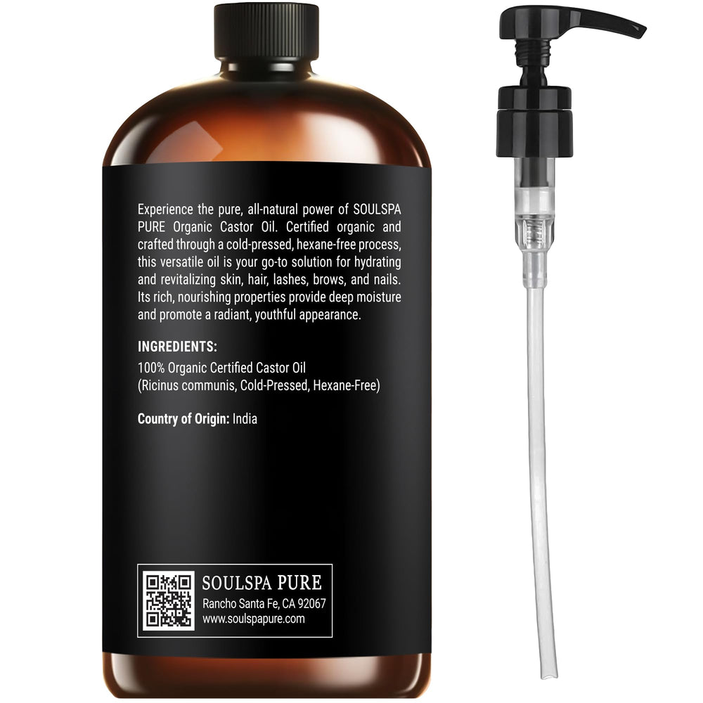 SoulSpa Pure glass packaging preserves purity and freshness.