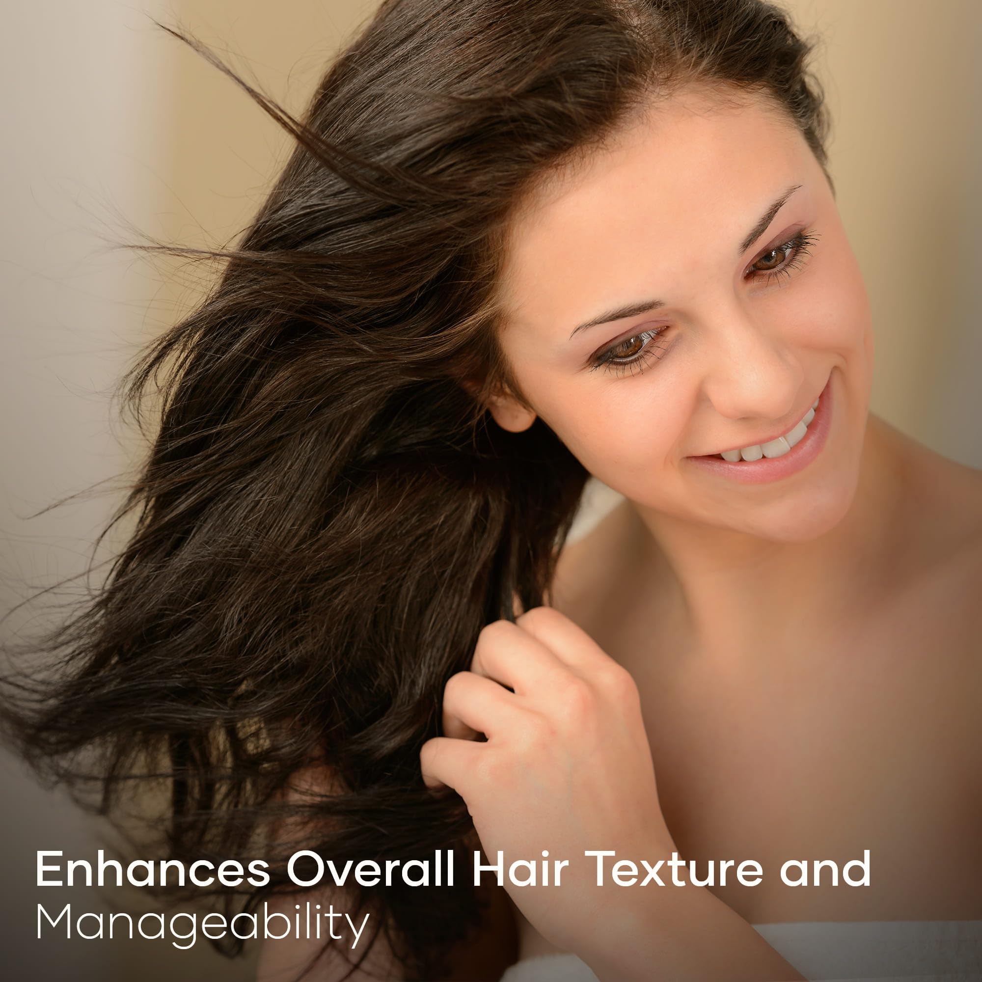 SOULSPA PURE biotin-keratin nutrients shot suggests nourishing care for thicker-looking hair.