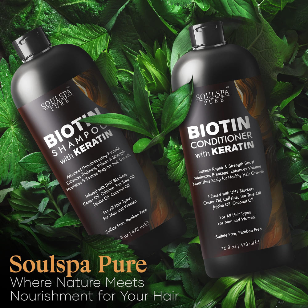 SOULSPA PURE Unisex use image shows versatile hair care for men and women
