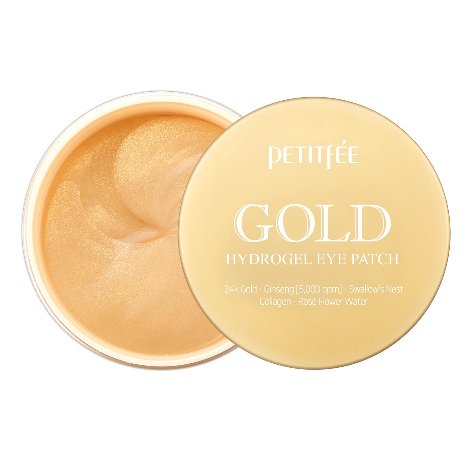 South of France Gold Hydrogel Eye Patch box front shows 60 patches for a revitalizing routine.