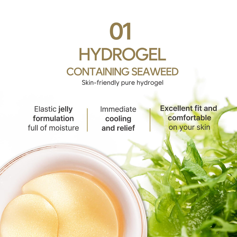 South of France swallow nest infused patch smooths under-eye skin.