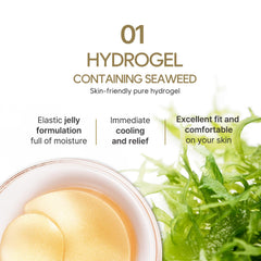 South of France swallow nest infused patch smooths under-eye skin.