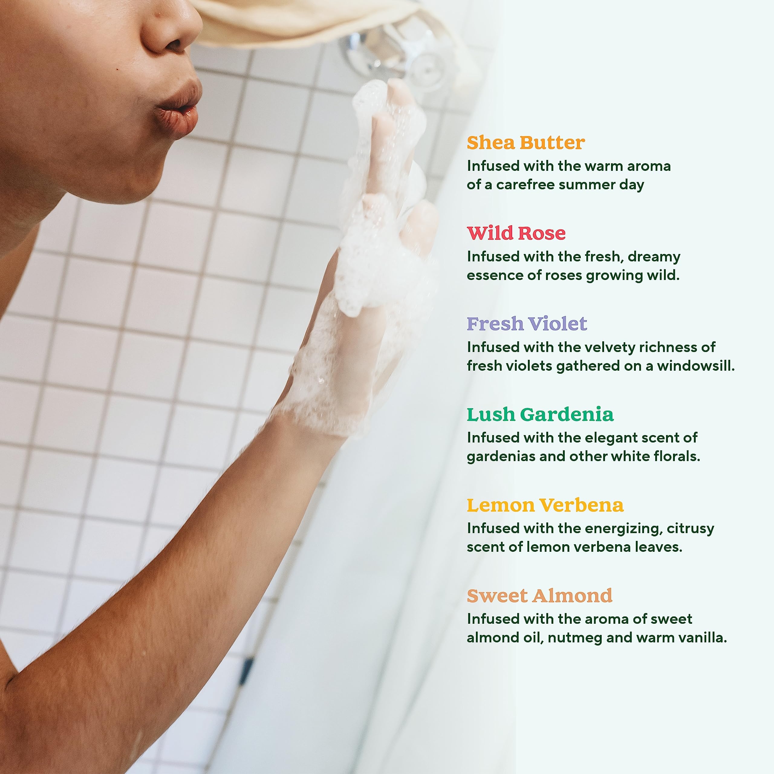 South Of France bar is free from Phthalates, Sulfates, and Parabens for gentle skin care.