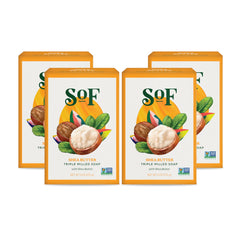 South Of France SoF triple milled bar soap with coconut oil delivers creamy cleansing.