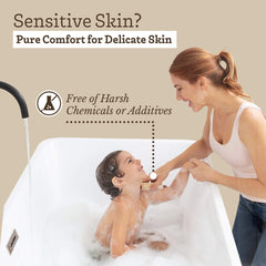Southern Natural Goat Milk Soap Lather Closeup highlights rich, moisturizing foam for sensitive skin.