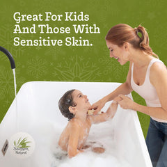 Southern Natural Goat Milk Soap Spa Fusion Bar closeup emphasizes relaxing spa-like scent for soothing skin