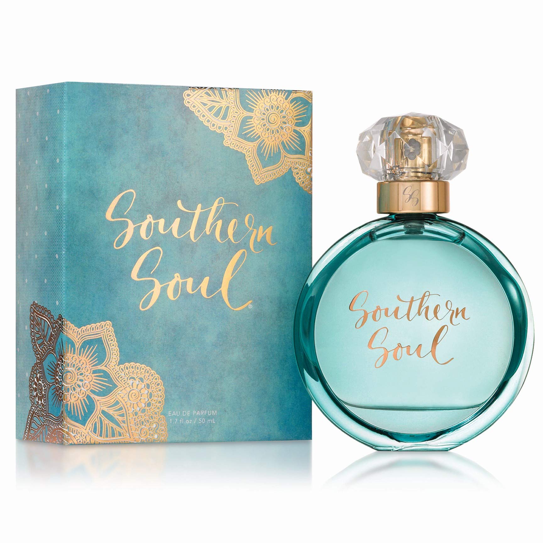 Southern Soul Tru Western perfume bottle boosts daily confidence with warm floral notes.