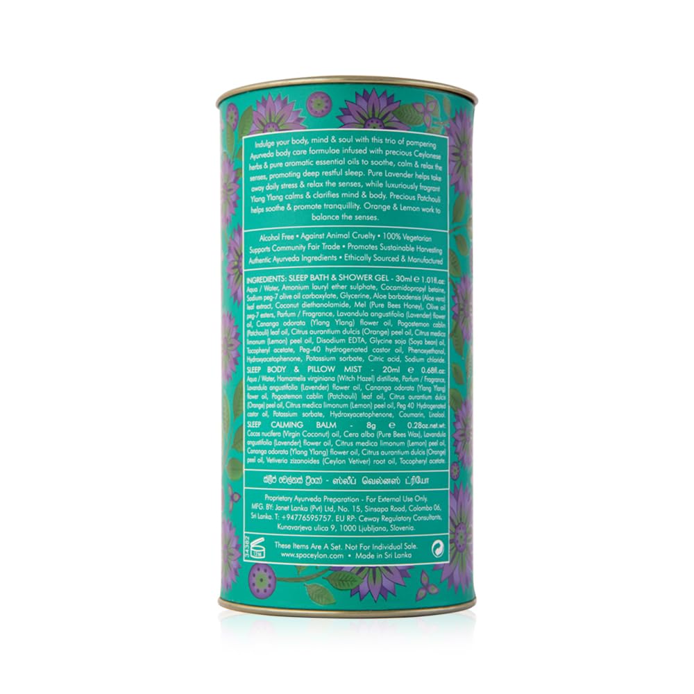 SPA CEYLON Ayurveda-inspired ritual imagery featuring ylang ylang and patchouli promoting tranquility