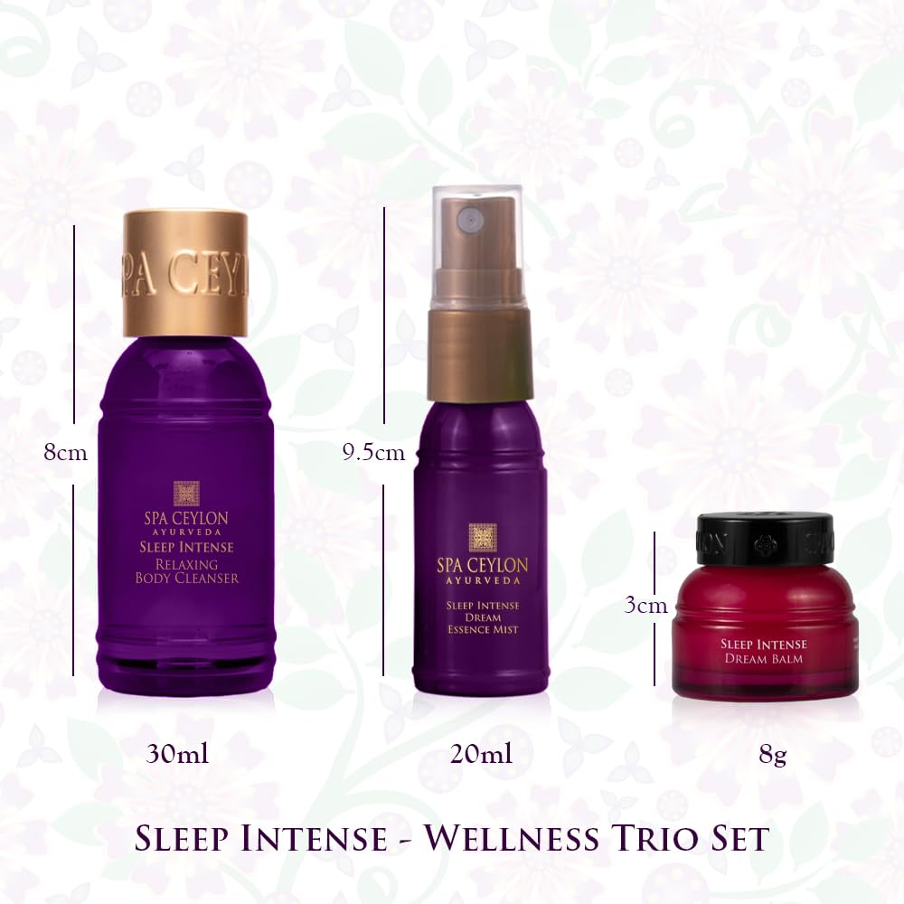 SPA CEYLON Sleep Intense Dream Balm 8g jar highlighting intense calming hydration for mind and body