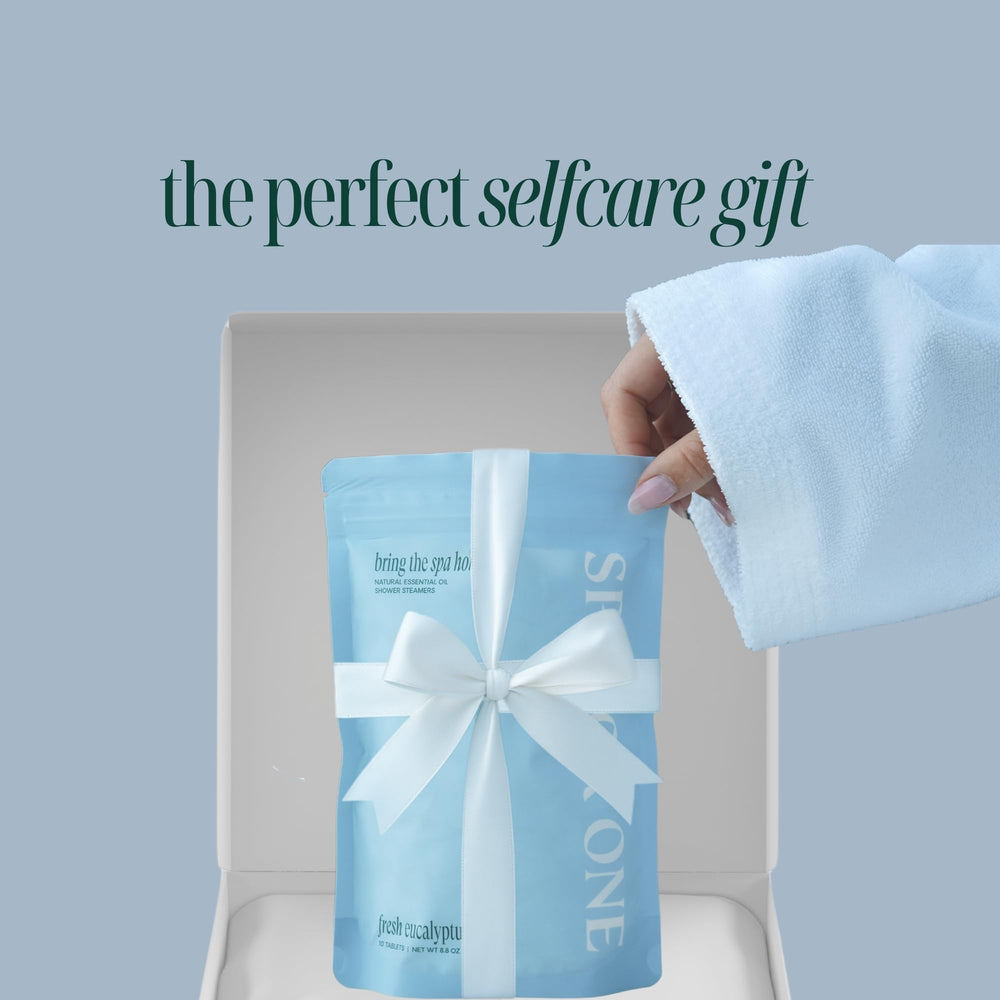 Spa For One gift-ready packaging, perfect for stockings and gifting.