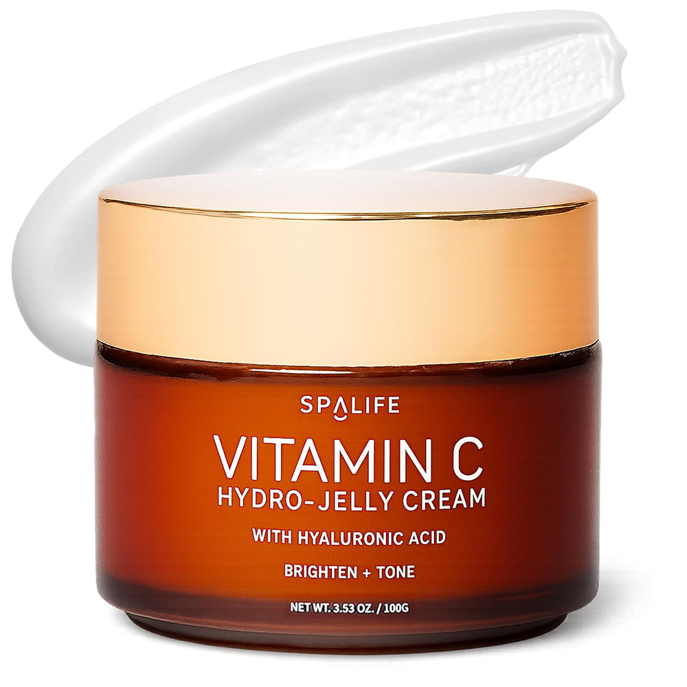 SpaLife Beauty Vitamin C Hydro bottle on desk showing lightweight hydration for daily use