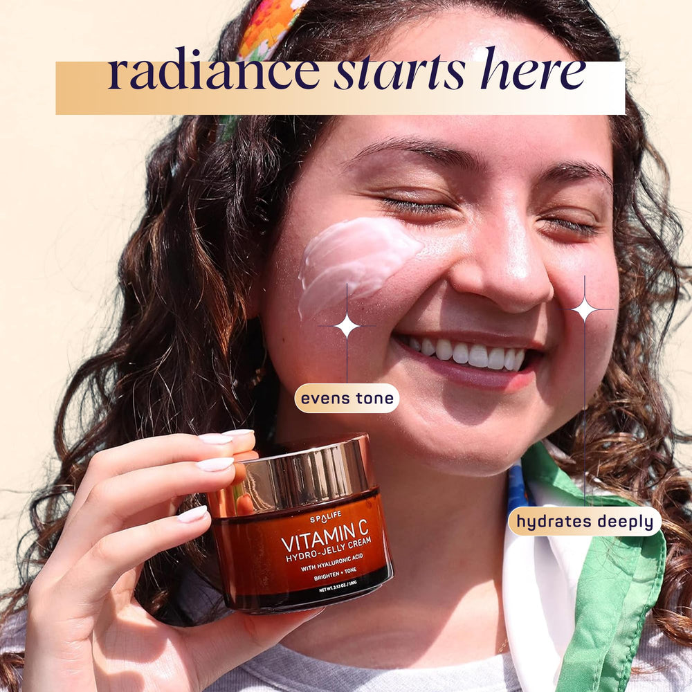 SpaLife Beauty Vitamin C Hydro glow closeup hints at a radiant finish
