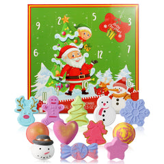 Spa Luxetique Advent Calendar bath bombs box open for daily festive surprise