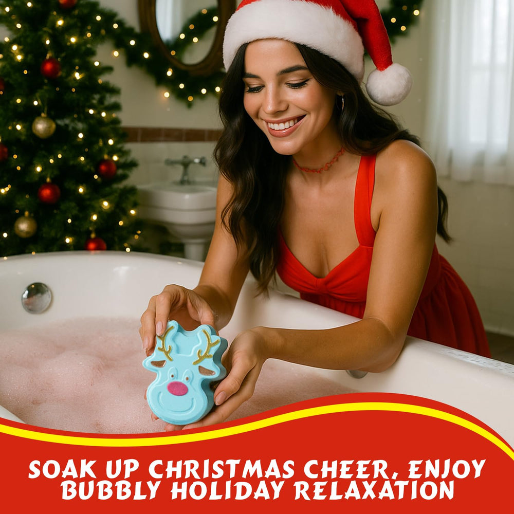 Spa Luxetique Advent Calendar bath bomb with fruit fragrance brightens bath time