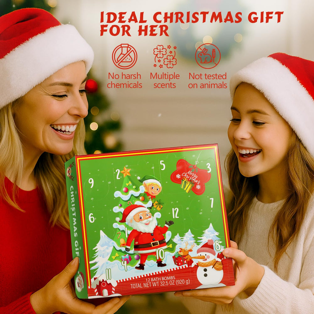 Spa Luxetique Advent Calendar festive packaging ready as a gift