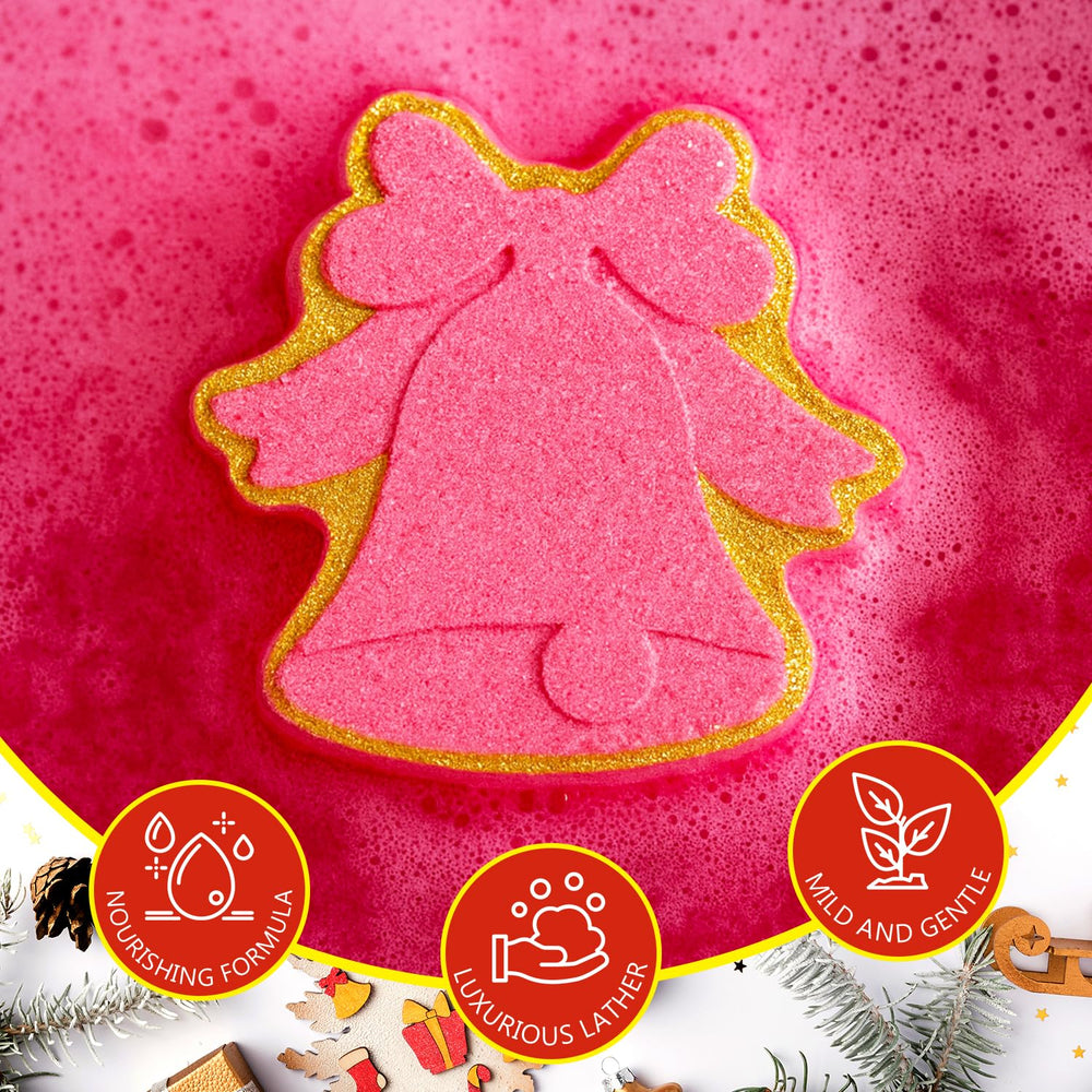 Spa Luxetique Advent Calendar bath bomb gingerbread man for bath time joy