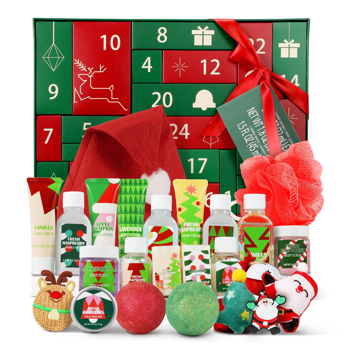 Spa Luxetique Advent Calendar cover invites festive skincare countdown and gift-ready experience.