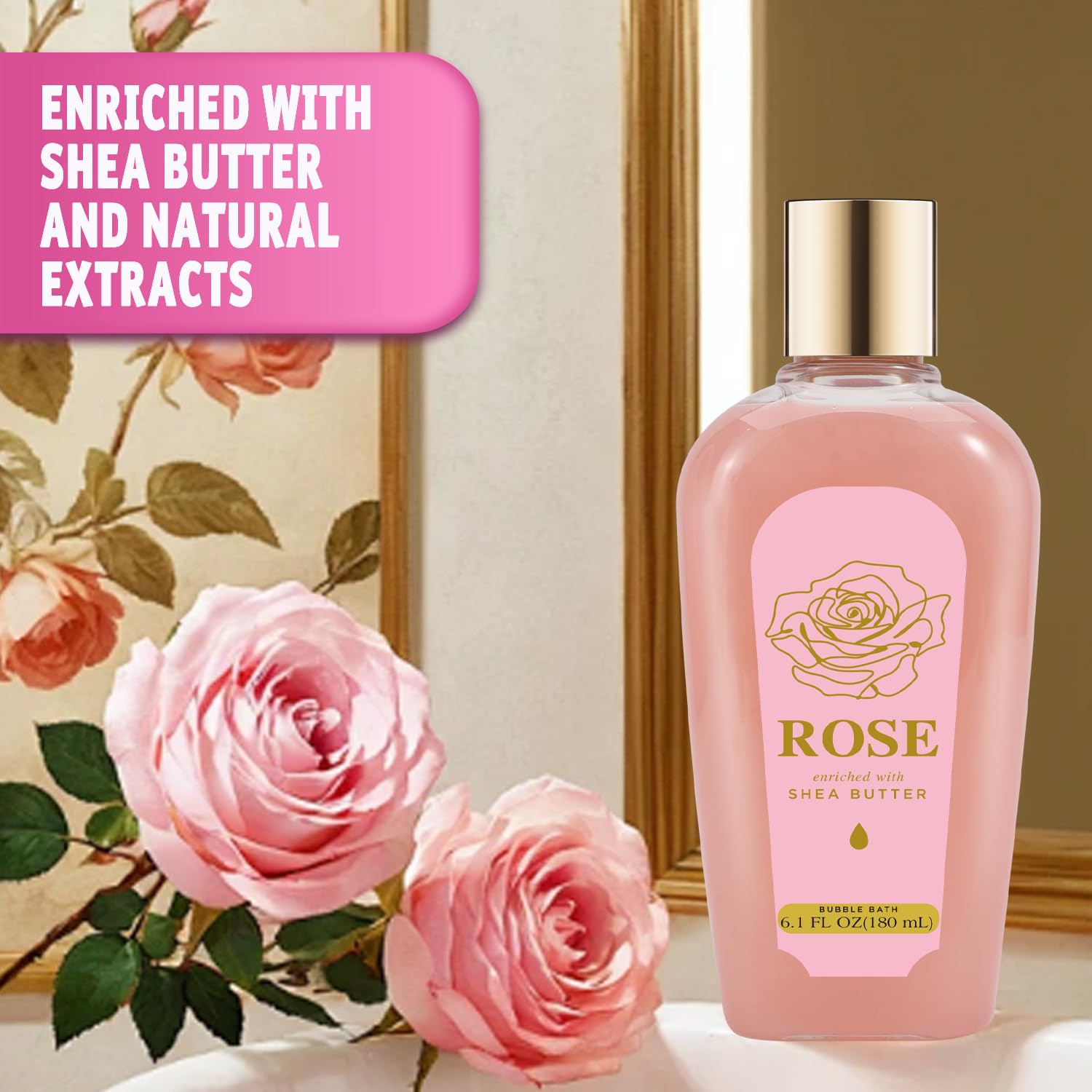 Spa Luxetique body wash and lotion set offering gentle lather and moisture