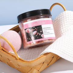 Spa Luxetique chamomile Epsom salts for gentle unwind and relaxation.