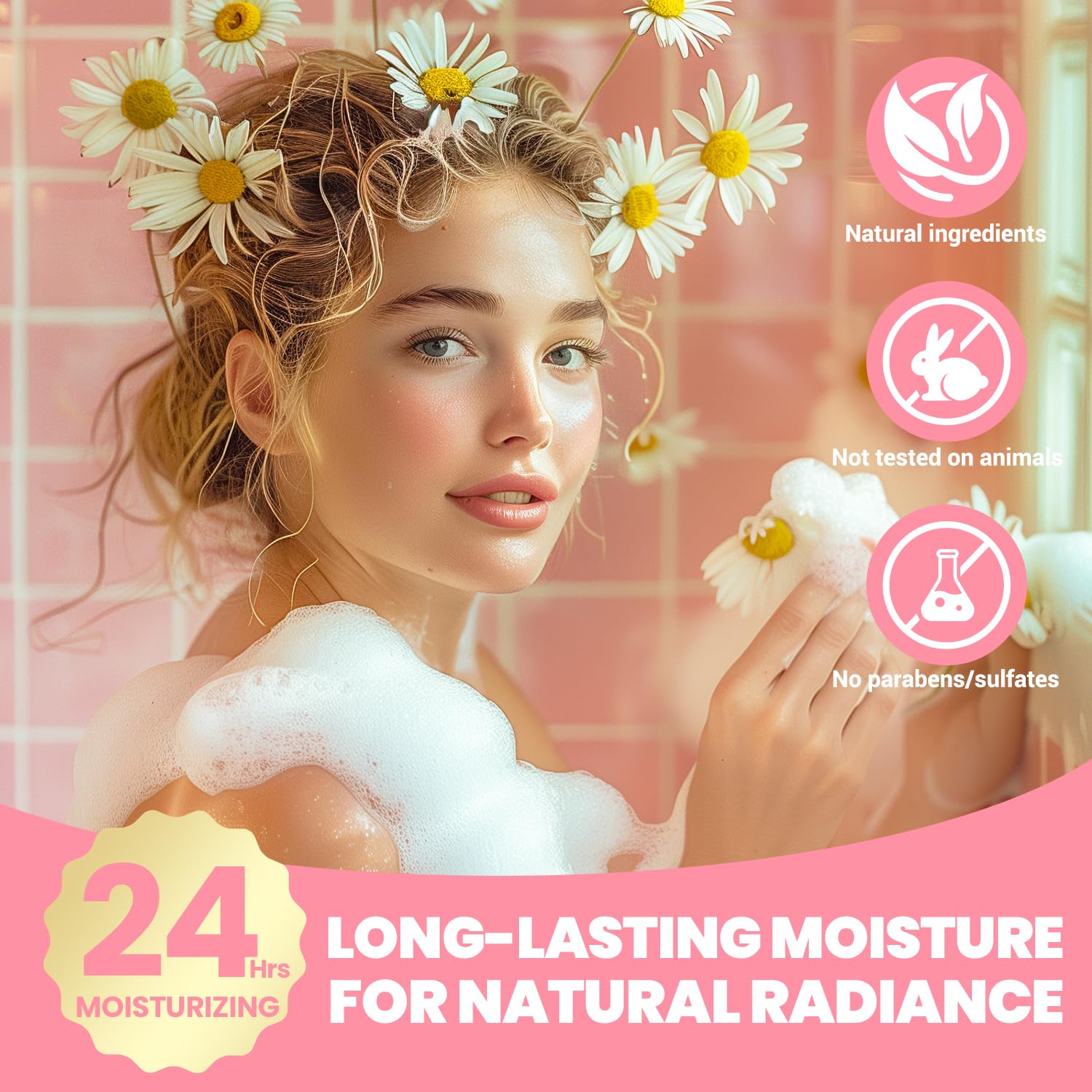 Spa Luxetique Daisy Gift Basket essential oil to enhance calm and aroma