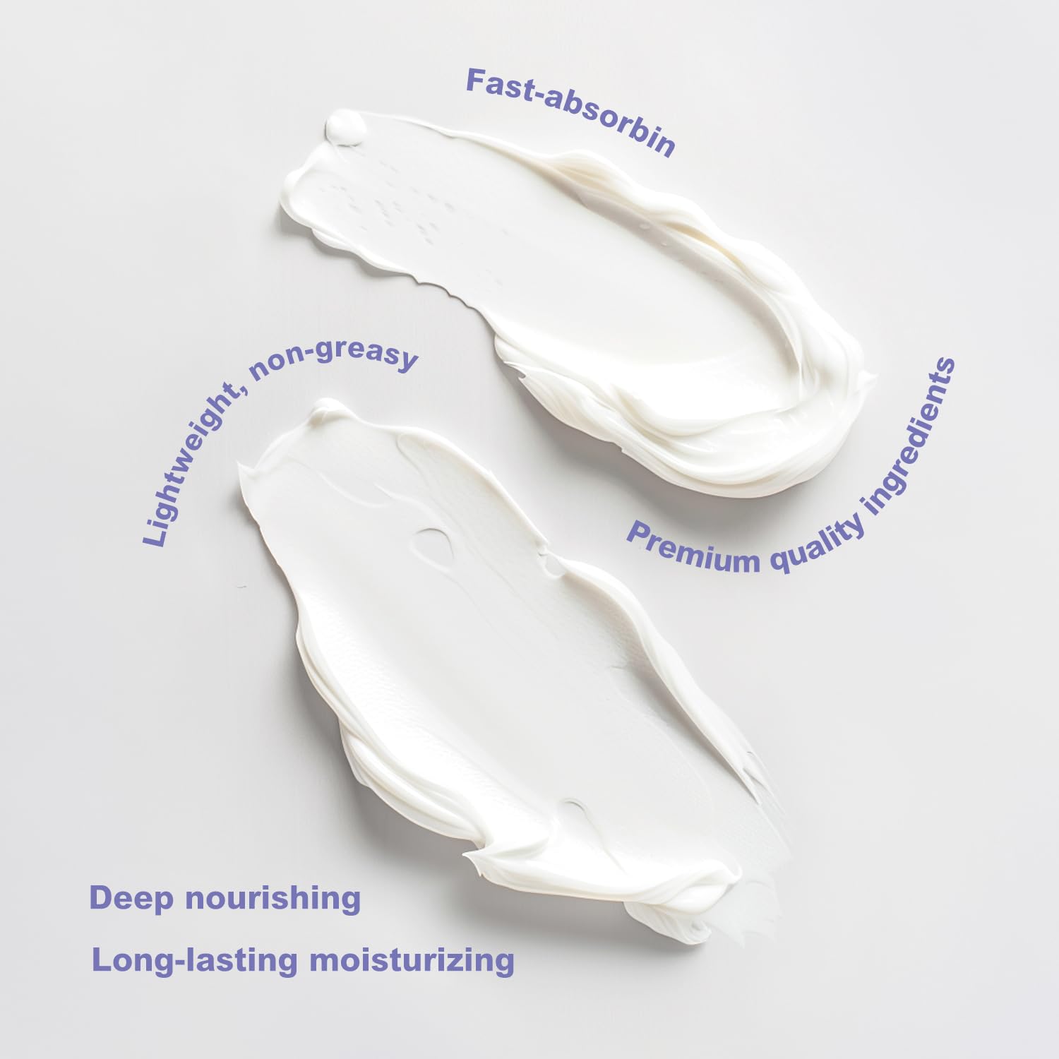 Spa Luxetique nourishing ingredients highlight shea, almond, vitamin E.