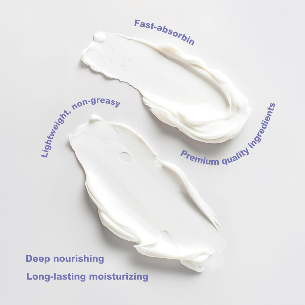 Spa Luxetique nourishing ingredients highlight shea, almond, vitamin E.